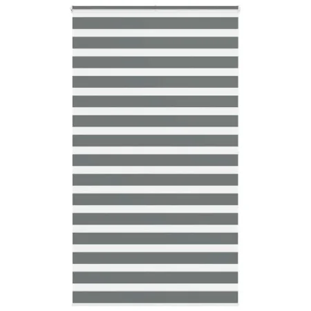 Estor cebra gris oscuro tejido ancho 130,9 cm poliéster de , Persianas y estores - Ref: Foro24-4014164, Precio: 34,01 €, Desc...