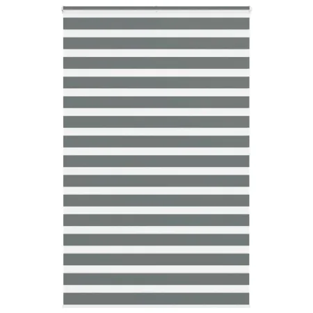 Estor cebra gris oscuro tejido ancho 140,9 cm poliéster de , Persianas y estores - Ref: Foro24-4014166, Precio: 37,56 €, Desc...