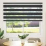 Estor cebra negro 165x100 cm tejido ancho 160,9 cm poliéster de , Persianas y estores - Ref: Foro24-4014222, Precio: 29,57 €,...