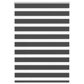 Estor cebra negro 95x150 cm tejido ancho 90,9 cm poliéster de , Persianas y estores - Ref: Foro24-4014234, Precio: 27,44 €, D...