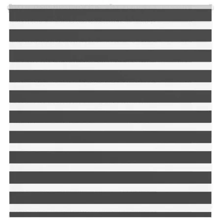 Estor cebra negro 140x100 cm tejido ancho 135,9 cm poliéster de , Persianas y estores - Ref: Foro24-4014217, Precio: 24,04 €,...