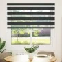 Estor cebra negro 140x100 cm tejido ancho 135,9 cm poliéster de , Persianas y estores - Ref: Foro24-4014217, Precio: 24,04 €,...