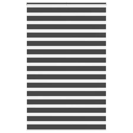 Estor cebra negro 140x230 cm tejido ancho 135,9 cm poliéster de , Persianas y estores - Ref: Foro24-4014295, Precio: 35,34 €,...