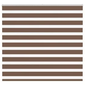 Estor cebra marrón 160x100 cm tejido ancho 155,9 cm poliéster de , Persianas y estores - Ref: Foro24-4014325, Precio: 25,58 €...