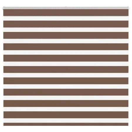 Estor cebra marrón 160x100 cm tejido ancho 155,9 cm poliéster de , Persianas y estores - Ref: Foro24-4014325, Precio: 25,58 €...