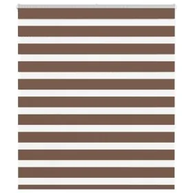 Estor cebra marrón 135x150 cm tejido ancho 130,9 cm poliéster de , Persianas y estores - Ref: Foro24-4014346, Precio: 31,02 €...