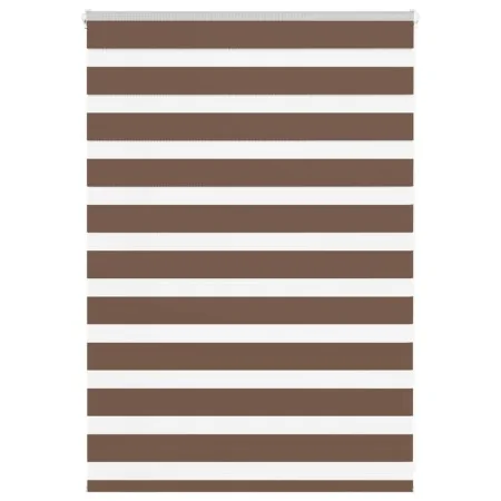 Estor cebra marrón 95x100 cm tejido ancho 90,9 cm poliéster de , Persianas y estores - Ref: Foro24-4014312, Precio: 22,63 €, ...