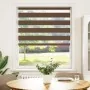 Estor cebra marrón 95x100 cm tejido ancho 90,9 cm poliéster de , Persianas y estores - Ref: Foro24-4014312, Precio: 22,63 €, ...