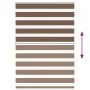 Estor cebra marrón 95x100 cm tejido ancho 90,9 cm poliéster de , Persianas y estores - Ref: Foro24-4014312, Precio: 22,63 €, ...