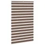 Estor cebra marrón 140x230 cm tejido ancho 135,9 cm poliéster de , Persianas y estores - Ref: Foro24-4014399, Precio: 35,34 €...