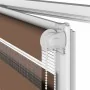 Estor cebra marrón 140x230 cm tejido ancho 135,9 cm poliéster de , Persianas y estores - Ref: Foro24-4014399, Precio: 35,34 €...