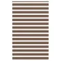 Estor cebra marrón 140x200 cm tejido ancho 135,9 cm poliéster de , Persianas y estores - Ref: Foro24-4014373, Precio: 34,63 €...