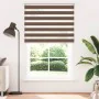 Estor cebra marrón 140x200 cm tejido ancho 135,9 cm poliéster de , Persianas y estores - Ref: Foro24-4014373, Precio: 34,63 €...