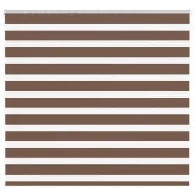 Estor cebra marrón 165x150 cm tejido ancho 160,9 cm poliéster de , Persianas y estores - Ref: Foro24-4014352, Precio: 38,59 €...