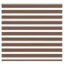 Estor cebra marrón 165x150 cm tejido ancho 160,9 cm poliéster de , Persianas y estores - Ref: Foro24-4014352, Precio: 38,59 €...