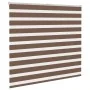 Estor cebra marrón 165x150 cm tejido ancho 160,9 cm poliéster de , Persianas y estores - Ref: Foro24-4014352, Precio: 38,59 €...