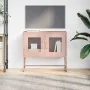 Mueble para TV acero laminado en frío rosa 68x39x60,5 cm de , Muebles TV - Ref: Foro24-853333, Precio: 72,45 €, Descuento: %