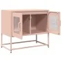 Mueble para TV acero laminado en frío rosa 68x39x60,5 cm de , Muebles TV - Ref: Foro24-853333, Precio: 72,45 €, Descuento: %