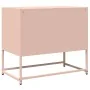 Mueble para TV acero laminado en frío rosa 68x39x60,5 cm de , Muebles TV - Ref: Foro24-853333, Precio: 72,45 €, Descuento: %