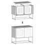 Mueble para TV acero laminado en frío rosa 68x39x60,5 cm de , Muebles TV - Ref: Foro24-853333, Precio: 72,45 €, Descuento: %
