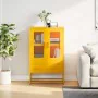 Aparador de acero amarillo mostaza 68x39x111,5 cm de , Aparadores - Ref: Foro24-853365, Precio: 145,96 €, Descuento: %