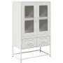 Aparador de acero blanco 68x39x111,5 cm de , Aparadores - Ref: Foro24-853367, Precio: 145,96 €, Descuento: %