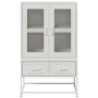 Aparador de acero blanco 68x39x111,5 cm de , Aparadores - Ref: Foro24-853367, Precio: 145,96 €, Descuento: %