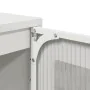 Aparador de acero blanco 68x39x111,5 cm de , Aparadores - Ref: Foro24-853367, Precio: 145,96 €, Descuento: %
