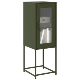 Kaltgewalzter Stahlschrank in Olivgrün 36x39x107 cm von , Sideboards - Ref: Foro24-853402, Preis: 70,29 €, Rabatt: %