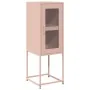 Aparador de acero laminado en frío rosa 36x39x107 cm de , Aparadores - Ref: Foro24-853399, Precio: 70,29 €, Descuento: %