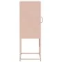 Aparador de acero laminado en frío rosa 36x39x107 cm de , Aparadores - Ref: Foro24-853399, Precio: 70,29 €, Descuento: %