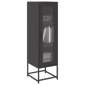 Kaltgewalzter schwarzer Stahlschrank 36x39x123 cm von , Sideboards - Ref: Foro24-853392, Preis: 90,10 €, Rabatt: %