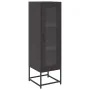 Aparador de acero laminado en frío negro 36x39x123 cm de , Aparadores - Ref: Foro24-853392, Precio: 90,10 €, Descuento: %