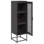 Aparador de acero laminado en frío negro 36x39x123 cm de , Aparadores - Ref: Foro24-853392, Precio: 90,10 €, Descuento: %