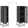 Aparador de acero laminado en frío negro 36x39x123 cm de , Aparadores - Ref: Foro24-853392, Precio: 90,10 €, Descuento: %