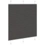 Estor Plisado negro 115x100 cm Tela Ancho 114,4 cm Poliéster de , Persianas y estores - Ref: Foro24-4015129, Precio: 18,97 €,...