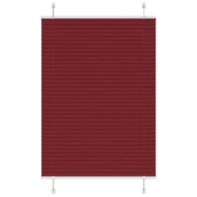 Estor Plisado rojo burdeos 90x100 cm Tela Ancho 89,4 cm de , Persianas y estores - Ref: Foro24-4015226, Precio: 20,74 €, Desc...