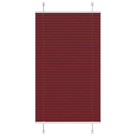 Estor Plisado rojo burdeos 80x100 cm Tela Ancho 79,4 cm de , Persianas y estores - Ref: Foro24-4015224, Precio: 16,20 €, Desc...