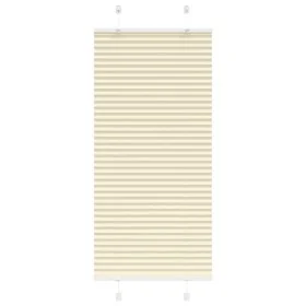 Estor Plisado crema 55x100 cm Tela Ancho 54,4 cm Poliéster de , Persianas y estores - Ref: Foro24-4015270, Precio: 15,98 €, D...