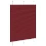 Estor Plisado rojo burdeos 80x150 cm Tela Ancho 109,4 cm de , Persianas y estores - Ref: Foro24-4015247, Precio: 20,85 €, Des...
