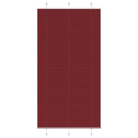 Estor Plisado rojo burdeos 80x200 cm Tela Ancho 109,4 cm de , Persianas y estores - Ref: Foro24-4015264, Precio: 28,93 €, Des...