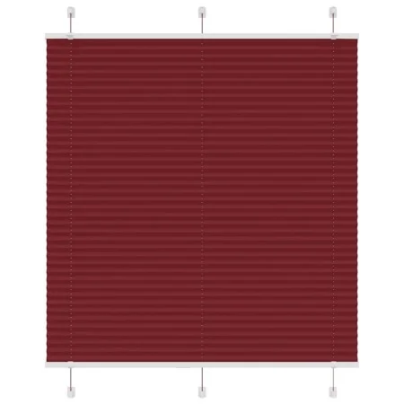 Estor Plisado rojo burdeos 120x100 cm Tela Ancho 119,4 cm de , Persianas y estores - Ref: Foro24-4015232, Precio: 17,23 €, De...