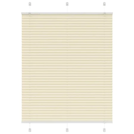 Estor Plisado crema 110x150 cm Tela Ancho 109,4 cm Poliéster de , Persianas y estores - Ref: Foro24-4015298, Precio: 22,74 €,...