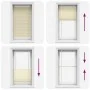 Estor Plisado crema 75x150 cm Tela Ancho 74,4 cm Poliéster de , Persianas y estores - Ref: Foro24-4015291, Precio: 21,96 €, D...