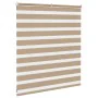 Estor cebra marrón arena tejido ancho 120,9 cm poliéster de , Persianas y estores - Ref: Foro24-4014526, Precio: 24,84 €, Des...