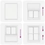 Estor Plisado blanco 105x100 cm Tela Ancho 104,4 cm Poliéster de , Persianas y estores - Ref: Foro24-4015484, Precio: 18,44 €...