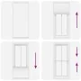Estor Plisado blanco 90x200 cm Tela Ancho 89,4 cm Poliéster de , Persianas y estores - Ref: Foro24-4015515, Precio: 30,96 €, ...