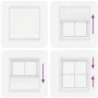 Estor Plisado blanco 115x100 cm Tela Ancho 114,4 cm Poliéster de , Persianas y estores - Ref: Foro24-4015486, Precio: 18,97 €...