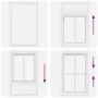 Estor Plisado blanco 115x200 cm Tela Ancho 114,4 cm Poliéster de , Persianas y estores - Ref: Foro24-4015520, Precio: 27,62 €...