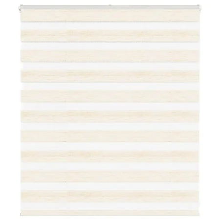 Estor cebra beige mármol tejido ancho 115,9 cm poliéster de , Persianas y estores - Ref: Foro24-4014629, Precio: 22,41 €, Des...